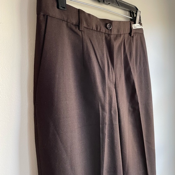 Pendleton Brown Wool Trousers Size 8 - Picture 2 of 6